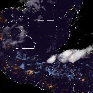 météo tropicale : Image satellite .