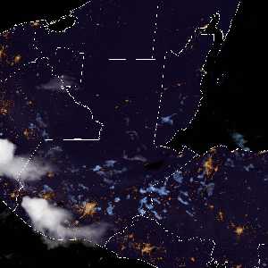 météo tropicale : Image satellite .