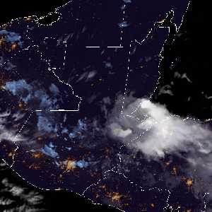 météo tropicale : Image satellite .