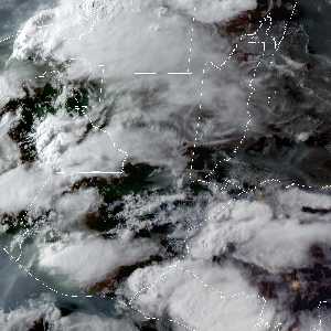 météo tropicale : Image satellite .