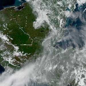 météo tropicale : Image satellite .