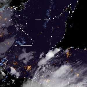 météo tropicale : Image satellite .