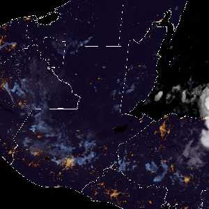 météo tropicale : Image satellite .