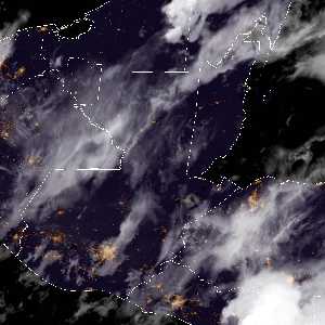 météo tropicale : Image satellite .