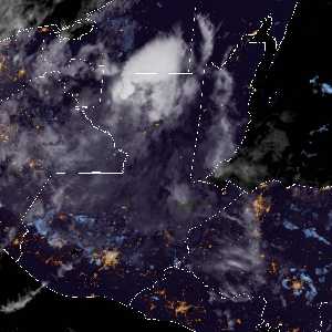 météo tropicale : Image satellite .