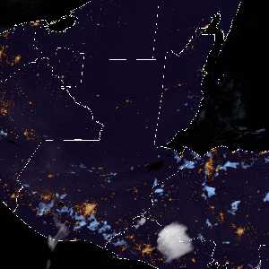 météo tropicale : Image satellite .