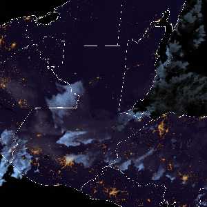 météo tropicale : Image satellite .