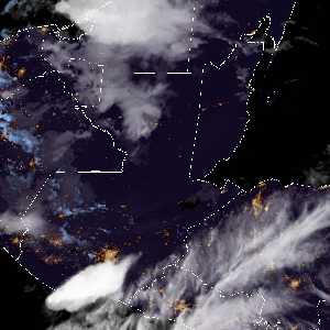 météo tropicale : Image satellite .