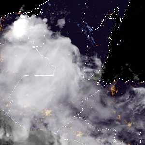 météo tropicale : Image satellite .