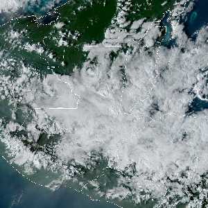météo tropicale : Image satellite .