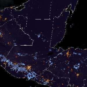 météo tropicale : Image satellite .