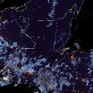 météo tropicale : Image satellite .