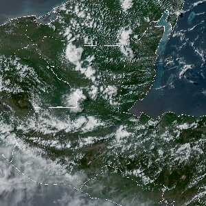 météo tropicale : Image satellite .