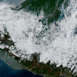 météo tropicale : Image satellite .
