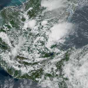 météo tropicale : Image satellite .