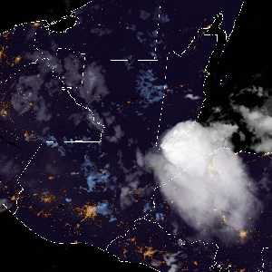 météo tropicale : Image satellite .