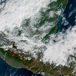 météo tropicale : Image satellite .