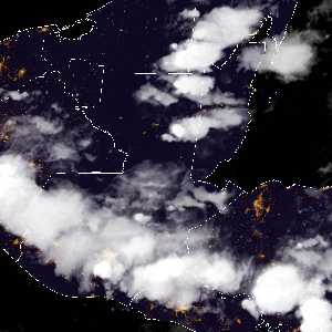 météo tropicale : Image satellite .