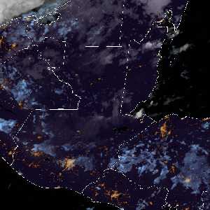 météo tropicale : Image satellite .