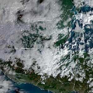 météo tropicale : Image satellite .