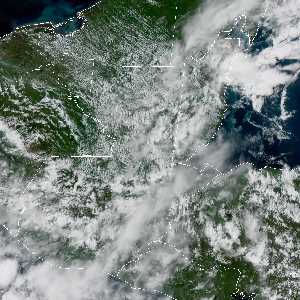 météo tropicale : Image satellite .