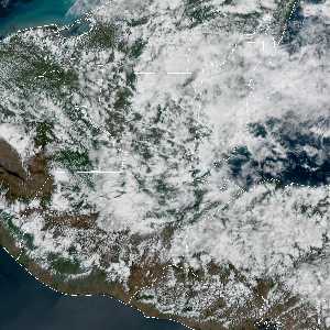 météo tropicale : Image satellite .