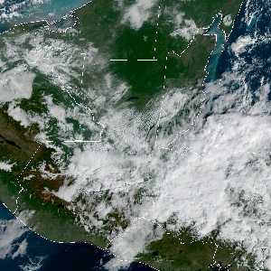 météo tropicale : Image satellite .