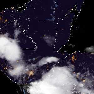météo tropicale : Image satellite .