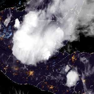 météo tropicale : Image satellite .
