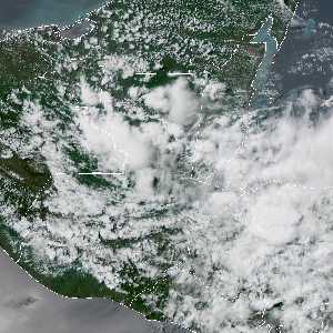 météo tropicale : Image satellite .