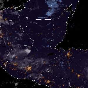 météo tropicale : Image satellite .