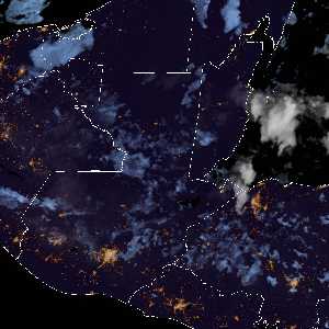 météo tropicale : Image satellite .