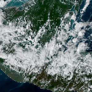 météo tropicale : Image satellite .