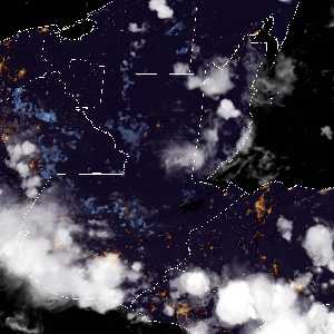 météo tropicale : Image satellite .