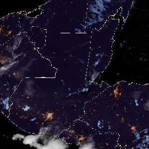 météo tropicale : Image satellite .