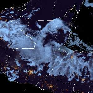 météo tropicale : Image satellite .