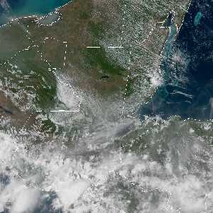 météo tropicale : Image satellite .