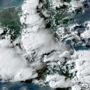 météo tropicale : Image satellite .