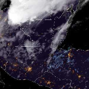 météo tropicale : Image satellite .