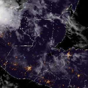 météo tropicale : Image satellite .