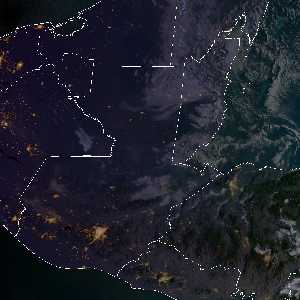 météo tropicale : Image satellite .