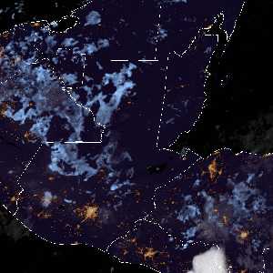 météo tropicale : Image satellite .