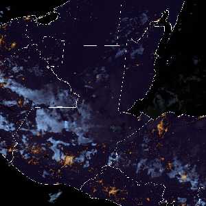 météo tropicale : Image satellite .