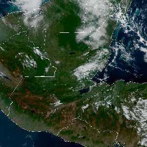 météo tropicale : Image satellite .