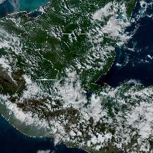 météo tropicale : Image satellite .