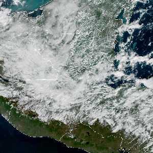 météo tropicale : Image satellite .