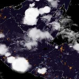 météo tropicale : Image satellite .
