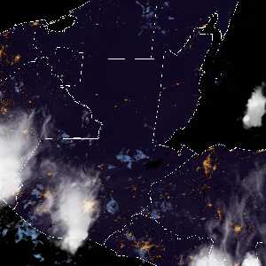 météo tropicale : Image satellite .