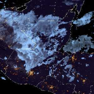 météo tropicale : Image satellite .