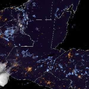 météo tropicale : Image satellite .